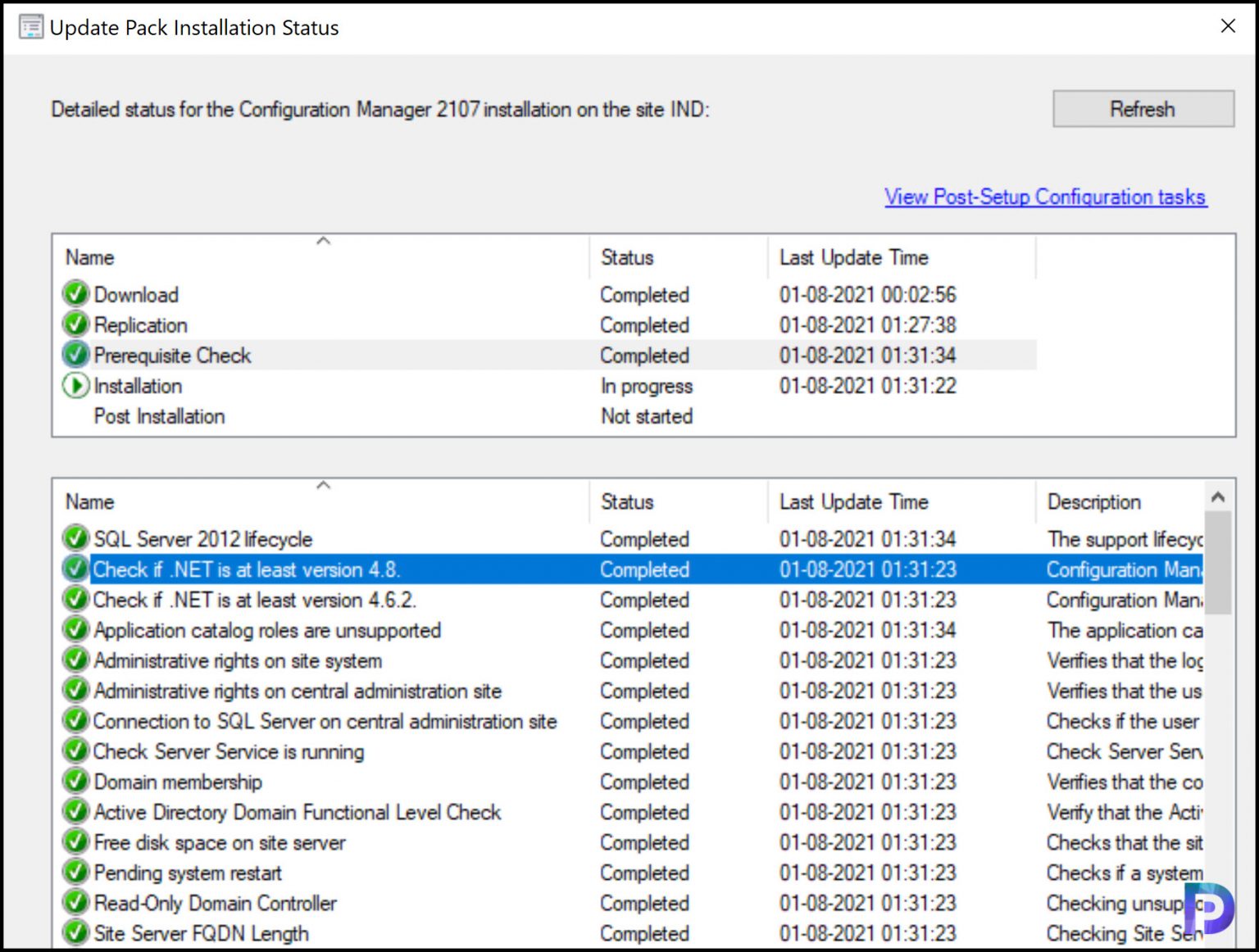 KB10503003 Hotfix for SCCM 2107 Early Update Ring