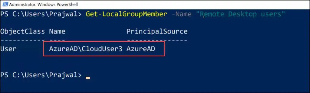 Unable to RDP VM using Azure AD Credentials