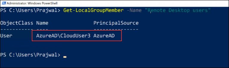 How to Add Azure AD user to Remote Desktop Users Group
