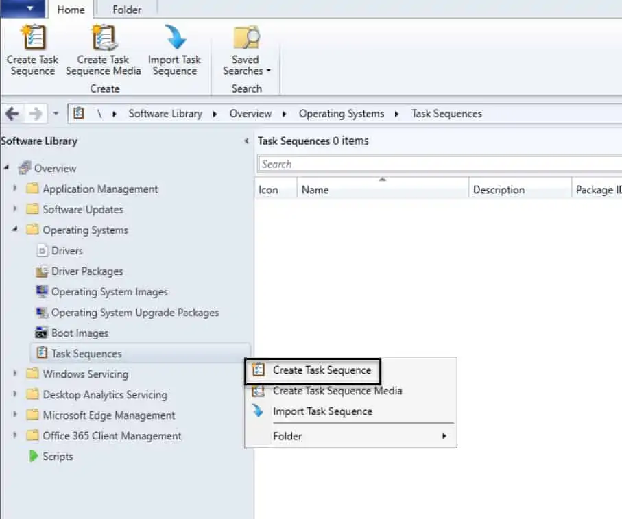 Create SCCM Task Sequence to Deploy Windows 11