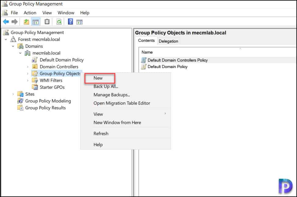 Create a new GPO to Disable Check Online for Updates using Group Policy