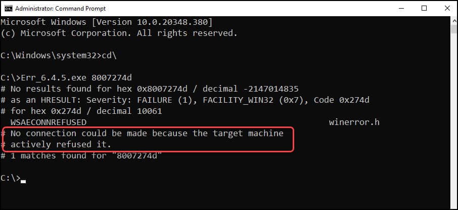 Using Microsoft Error Lookup Tool to Translate ConfigMgr Error Codes