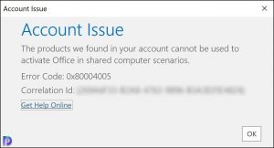 How to Fix Microsoft 365 Error Code 0x80004005: 5 Top Ways
