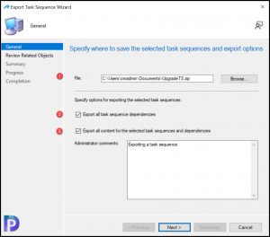 2 Ways to Export SCCM Task Sequence Console PowerShell