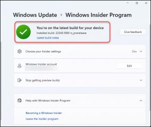 How to Join Windows Insider Program on Windows 11 PC