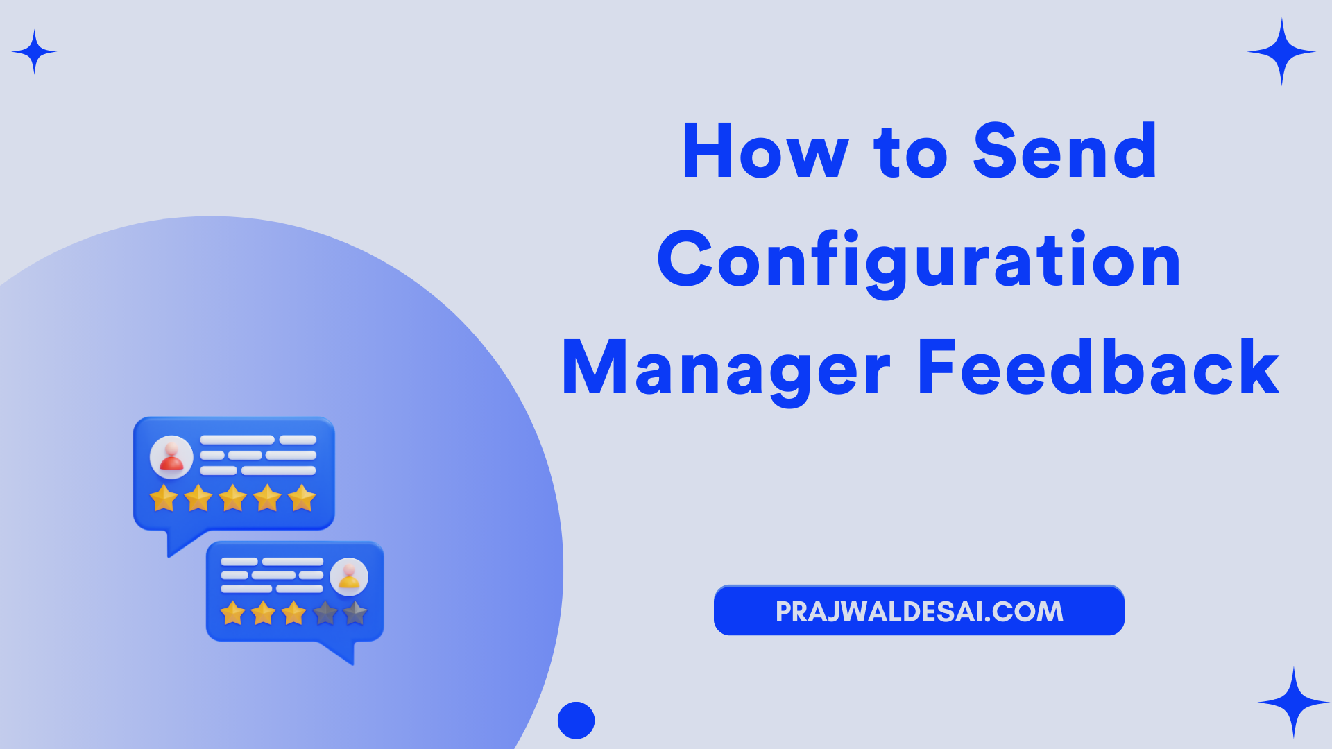 How to Send Configuration Manager Feedback