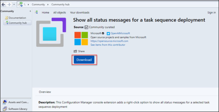 Manage SCCM Console Extensions - Approve | Install | Uninstall
