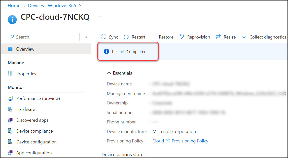 4 Unique Ways to Restart a Cloud PC | Windows 365 | Intune » Prajwal Desai