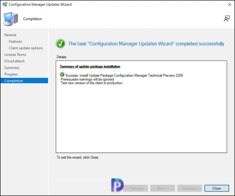Install SCCM Technical Preview 2209 Update