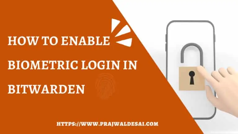 How to Enable Biometric Login in Bitwarden Password Manager
