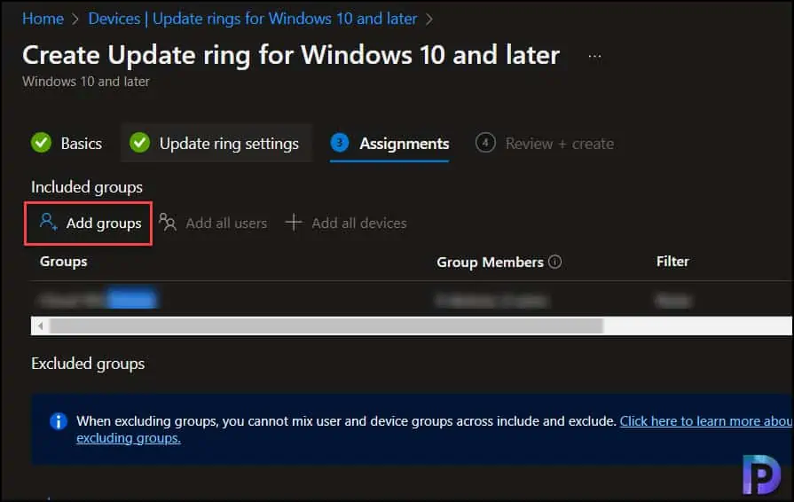 Update Ring Assignments
