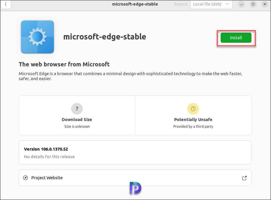 Install Microsoft Edge for Linux