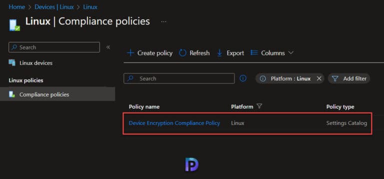 Create Linux Compliance Policy in Intune for Devices & Users » Prajwal ...