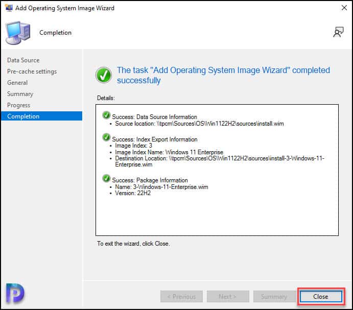 Import Windows 11 22H2 OS in SCCM