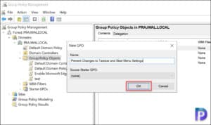 Prevent Changes to Taskbar and Start Menu Settings using GPO » Prajwal ...
