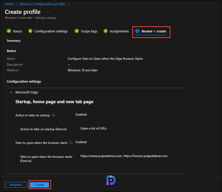 Use Intune to Configure Sites to Open when the Edge Browser Starts ...