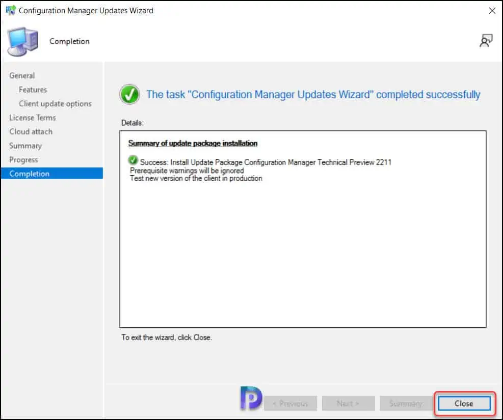 Install SCCM Technical Preview 2211
