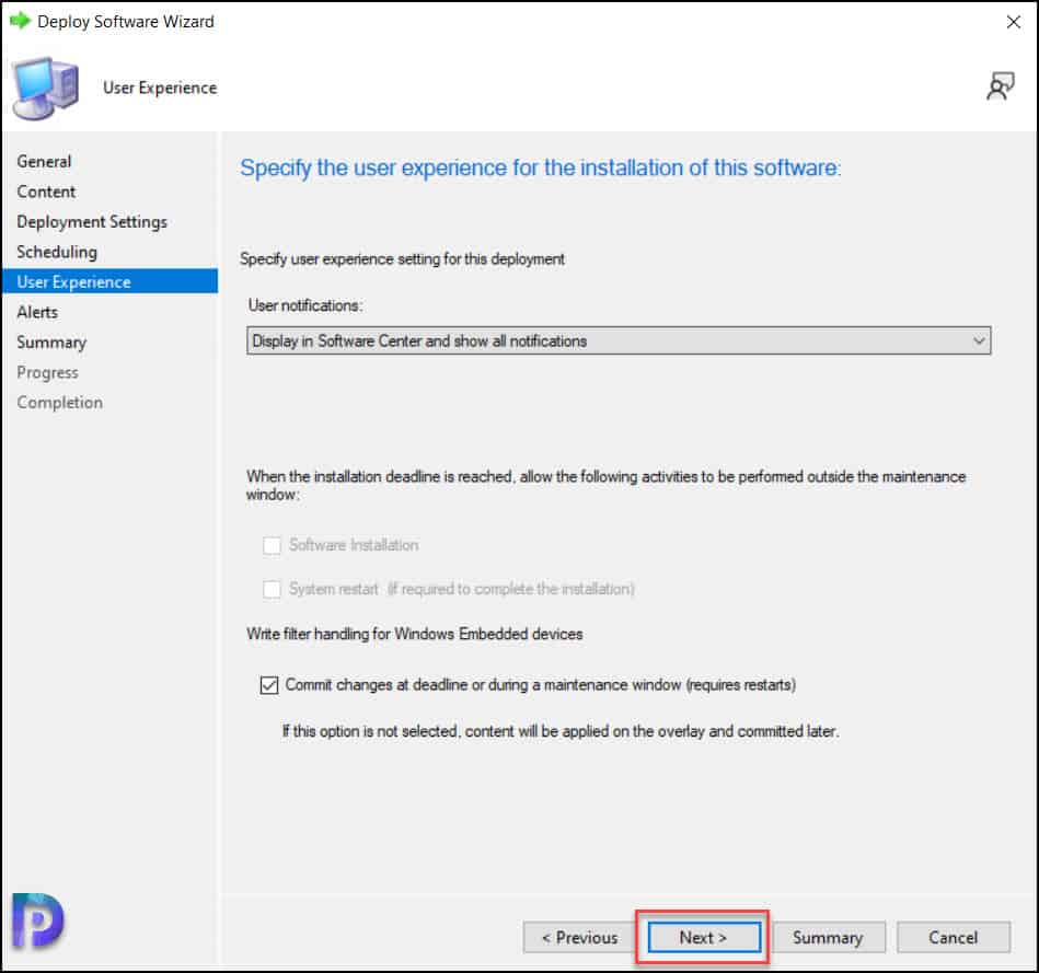 Configure User Experience Settings for Application Groups
