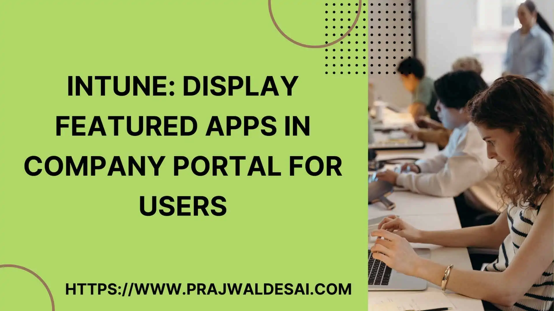 Intune Display Featured Apps in Company Portal for Users