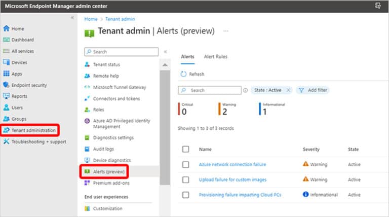 Configure Windows 365 Cloud PC Alerts in Intune » Prajwal Desai