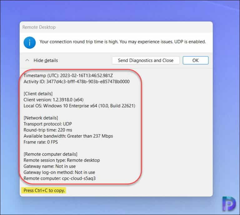 2 Ways to Get Windows 365 Cloud PC Connection Details » Prajwal Desai