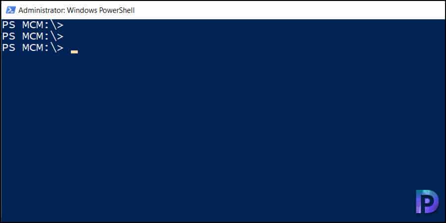 Launch PowerShell from the ConfigMgr Console