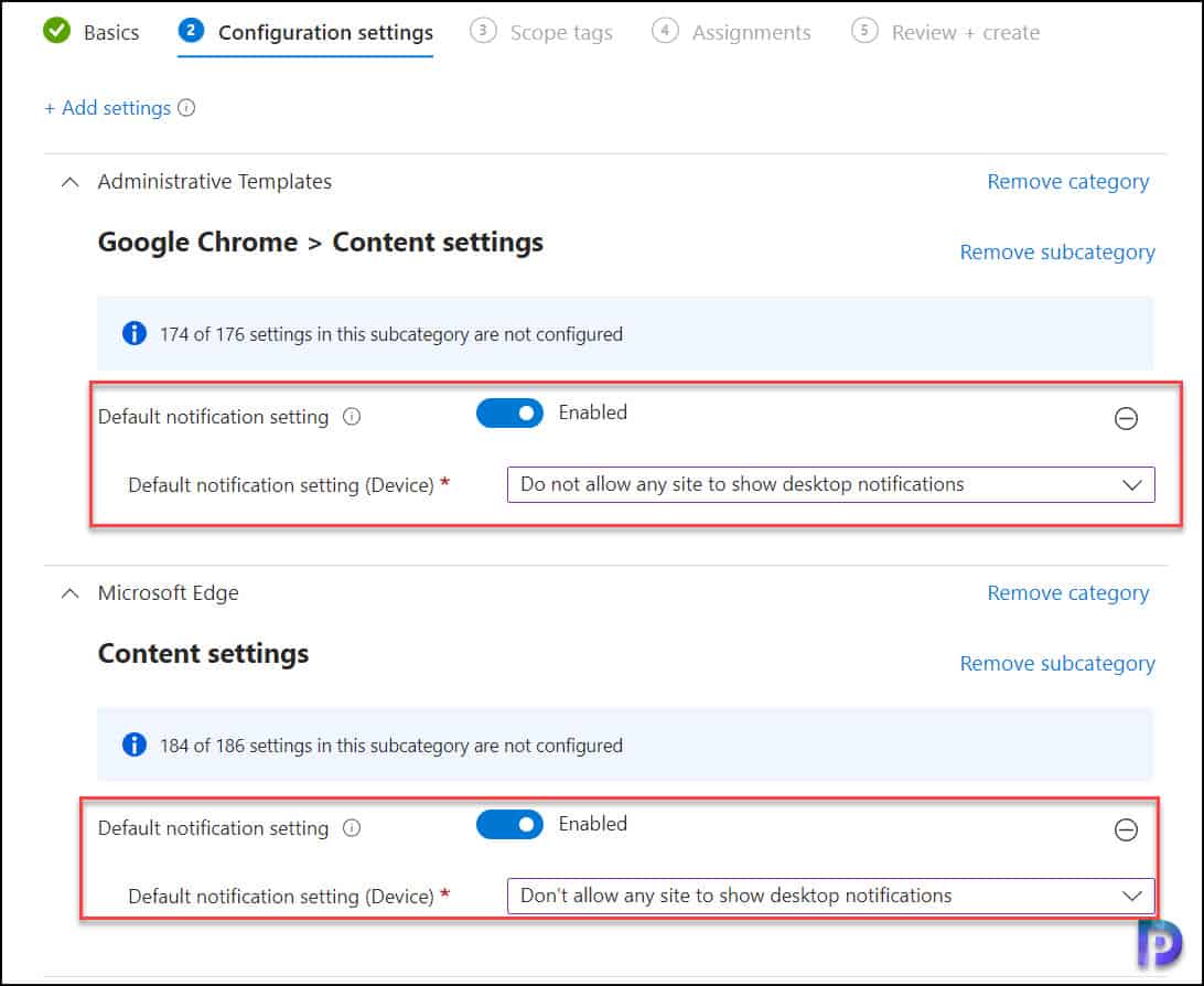 Disable Browser Toast Notifications using Intune » Prajwal Desai