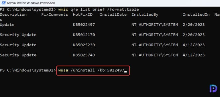 How to Uninstall Windows Updates using PowerShell » Prajwal Desai