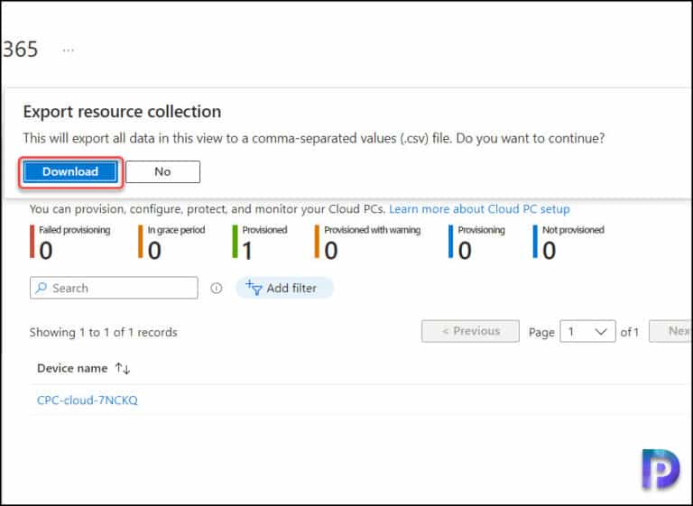 2 Proven Ways to Export Windows 365 Cloud PC Names » Prajwal Desai