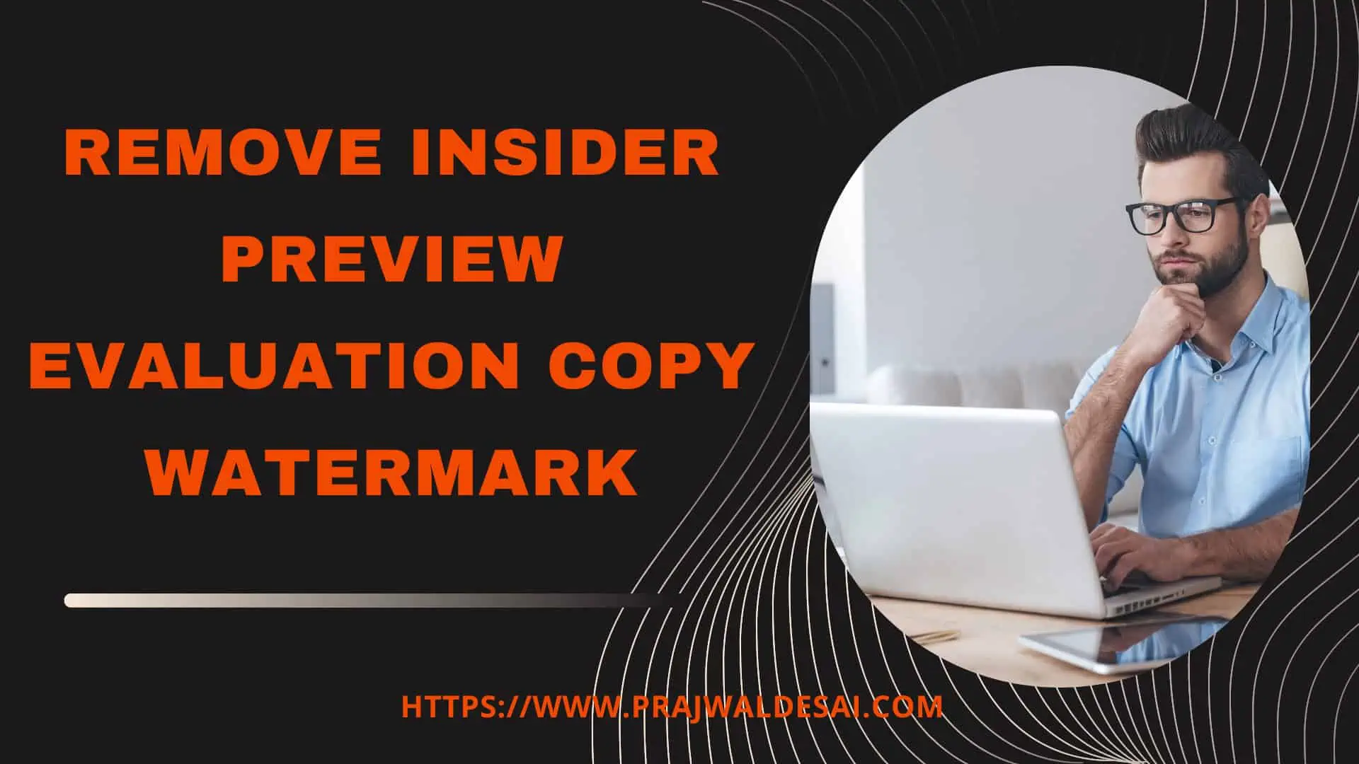 Remove Insider Preview Evaluation Copy Watermark