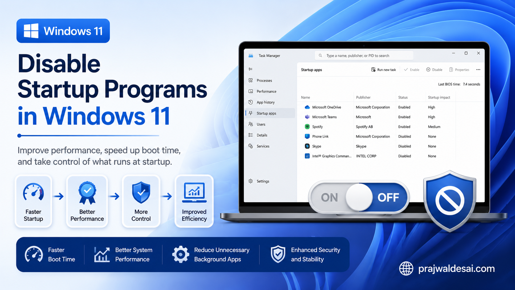 disable startup programs in Windows 11