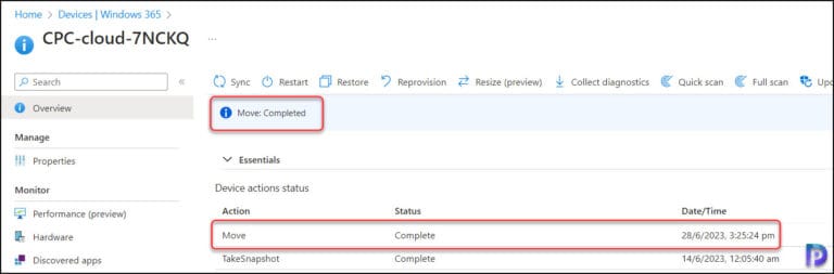 Move Windows 365 Cloud PCs to Another Region » Prajwal Desai