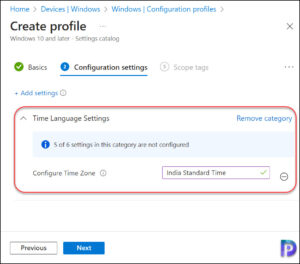 Configure Time Zone using Intune for Windows Devices » Prajwal Desai