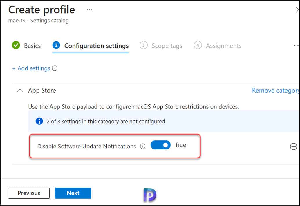 Disable Software Update Notifications on macOS Using Intune » Prajwal Desai