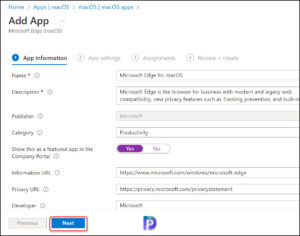 Deploy Microsoft Edge to MacOS using Intune » Prajwal Desai
