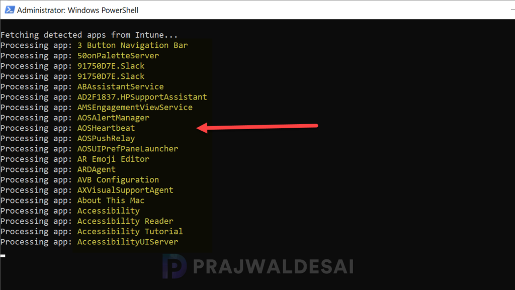 Export Intune Software Inventory using MS Graph PowerShell