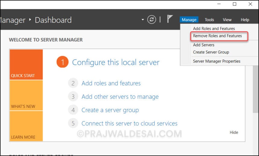 Uninstall Azure Arc Setup feature from Windows Server 2022 » Prajwal Desai