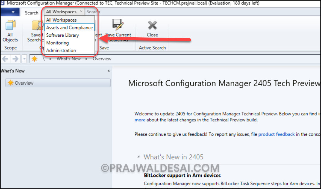 Configuration Manager Technical Preview 2405 New Features