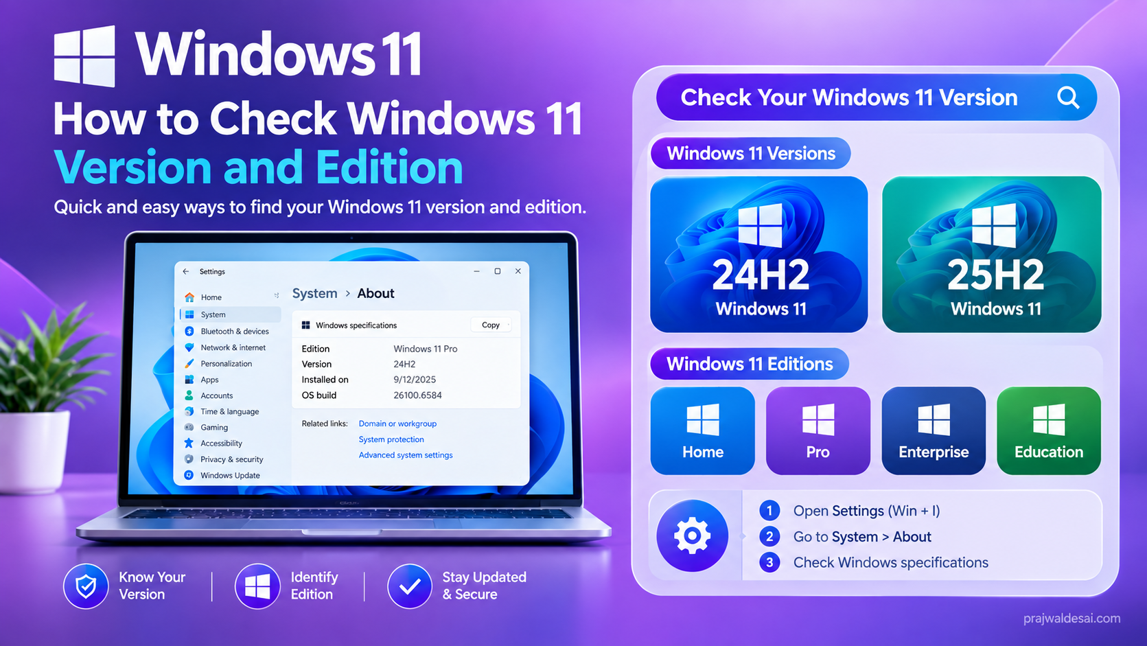 Check Windows 11 Version and Edition