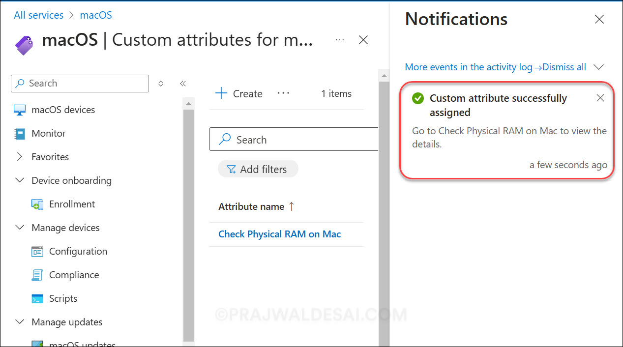 Create Custom Attributes for macOS using Intune