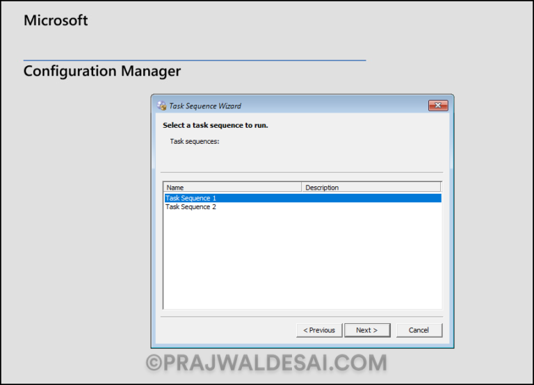 Fix Skipping Task Sequence because it is not active yet » Prajwal Desai