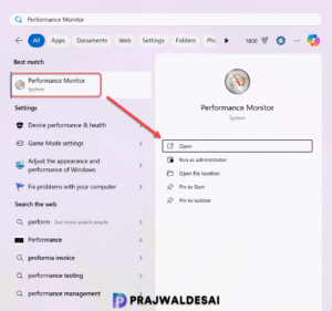 How to Generate System Performance Report in Windows 11 » Prajwal Desai