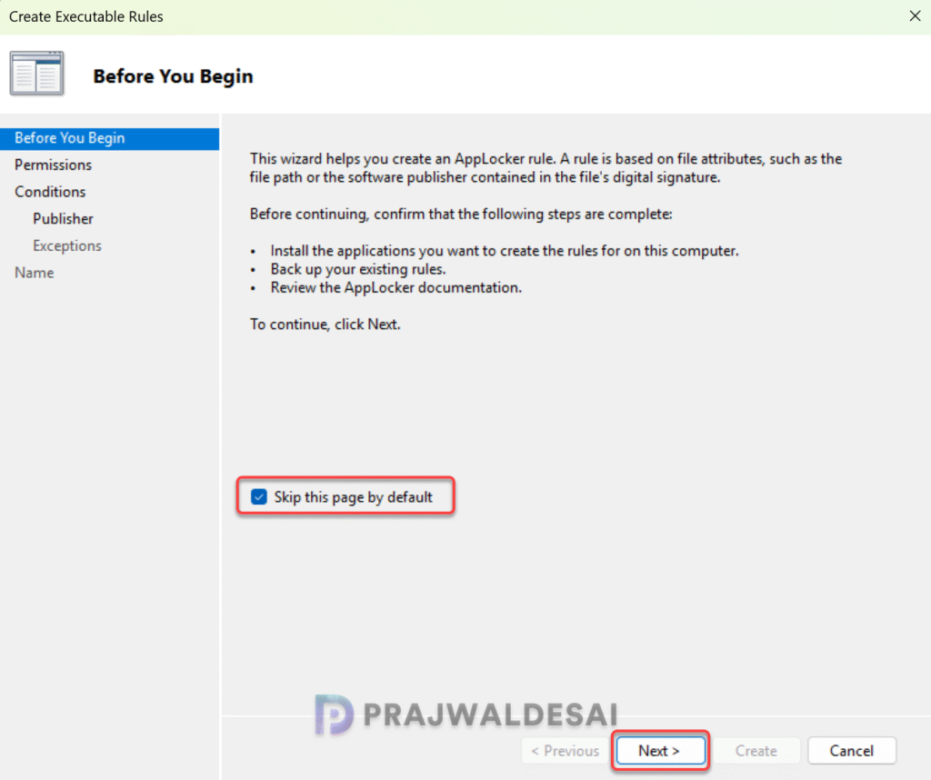 Create AppLocker Custom Rules