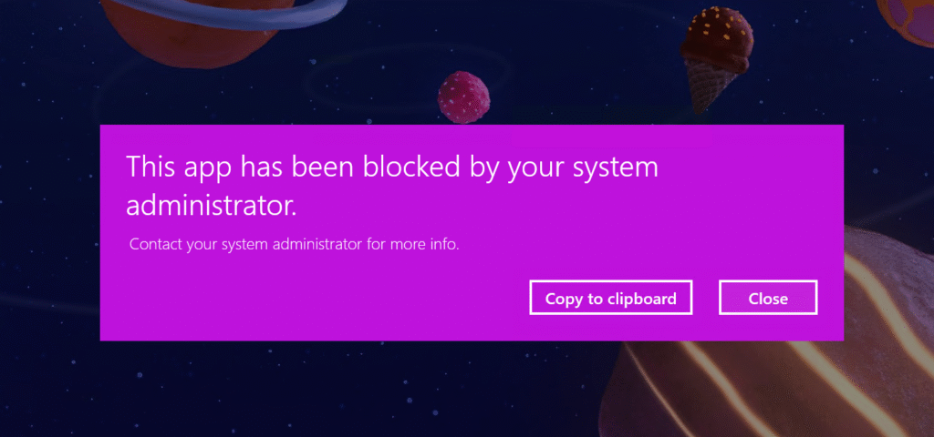 End User Experience - AppLocker Rules via Intune