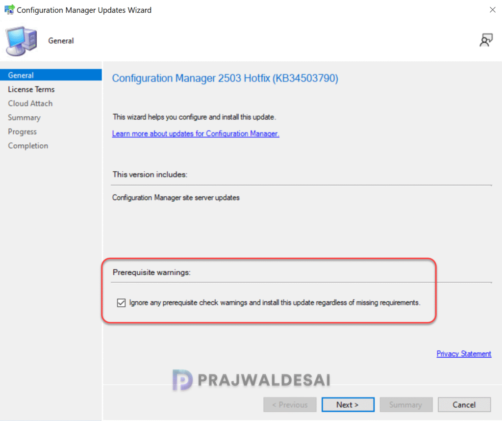 KB34503790 Revised Security Update for SCCM