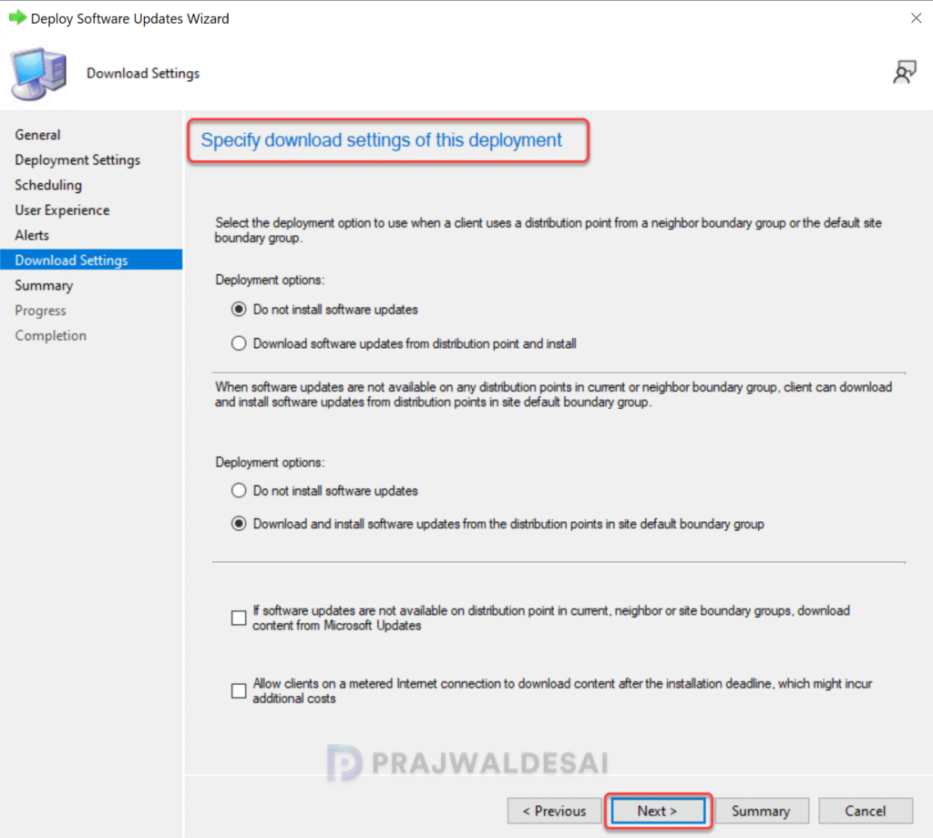 Specify download settings for Windows 11 25H2 Feature Update