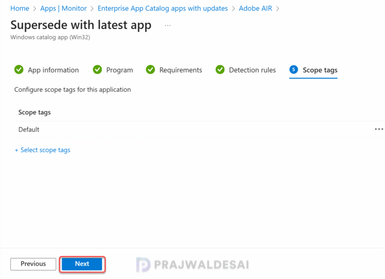Update Enterprise App Catalog Apps in Intune » Prajwal Desai