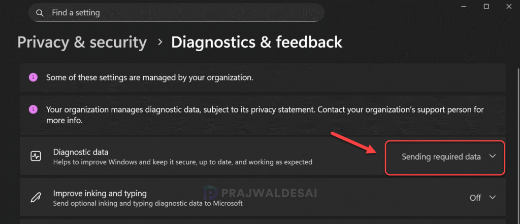 Check Telemetry Level for Intune Feature Update Policy