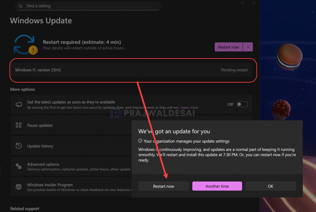 Verify Windows 11 25H2 Upgrade via Intune