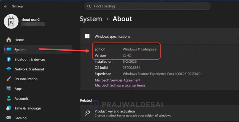 Upgrade to Windows 11 25H2 using Intune » Prajwal Desai
